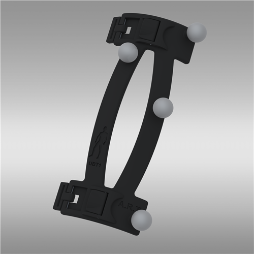 Produktrendering: Unterarm-Target aus Motion-Capture-Set, Einzelansicht